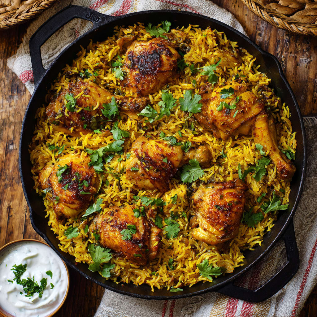 Moroccan Chicken & Rice