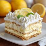 No Bake Lemon Eclair Cake