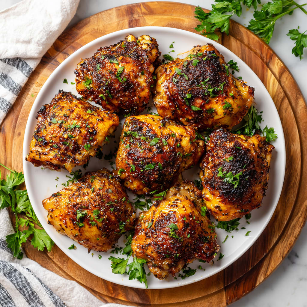 Oven Baked Chicken Thighs