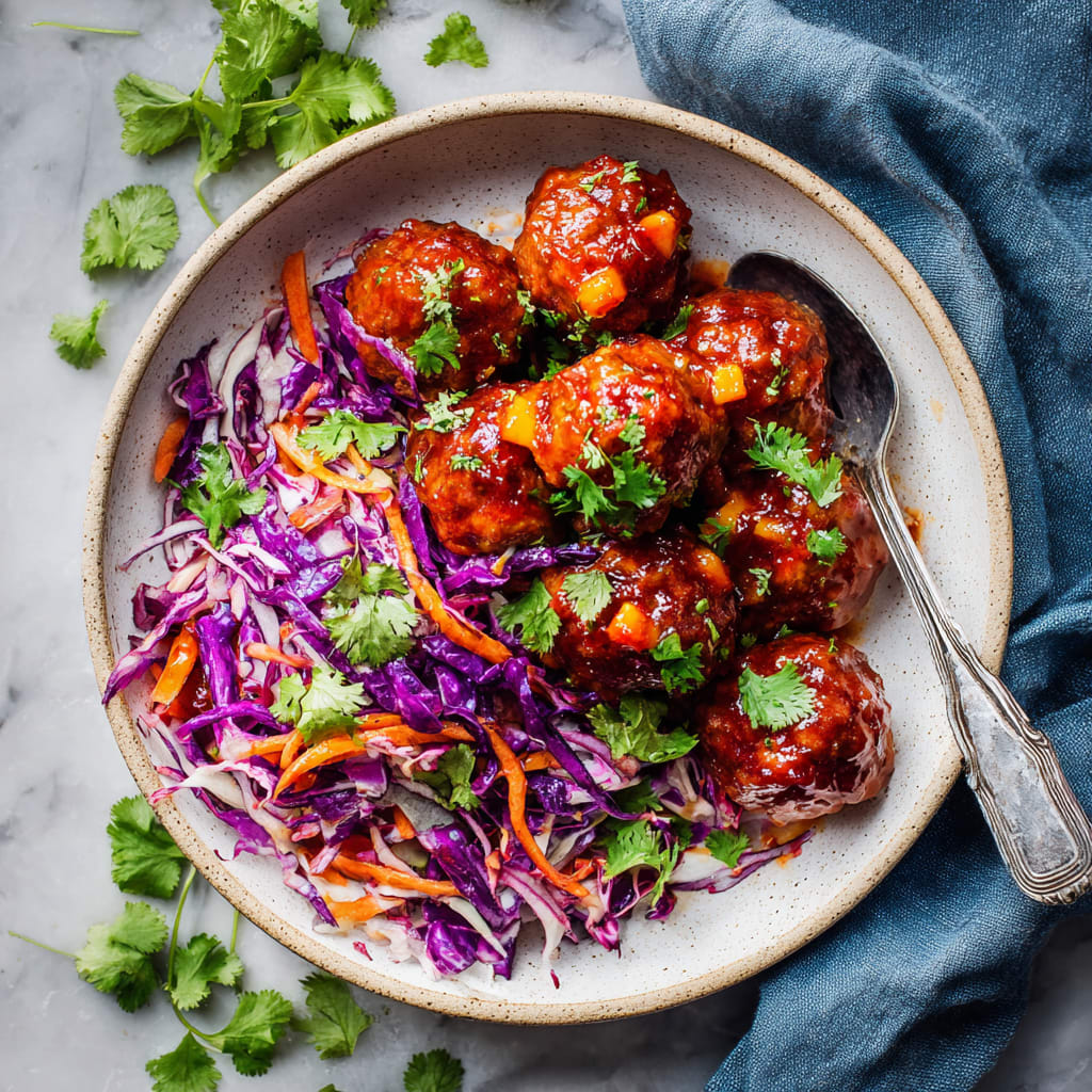 Pineapple BBQ Meatballs