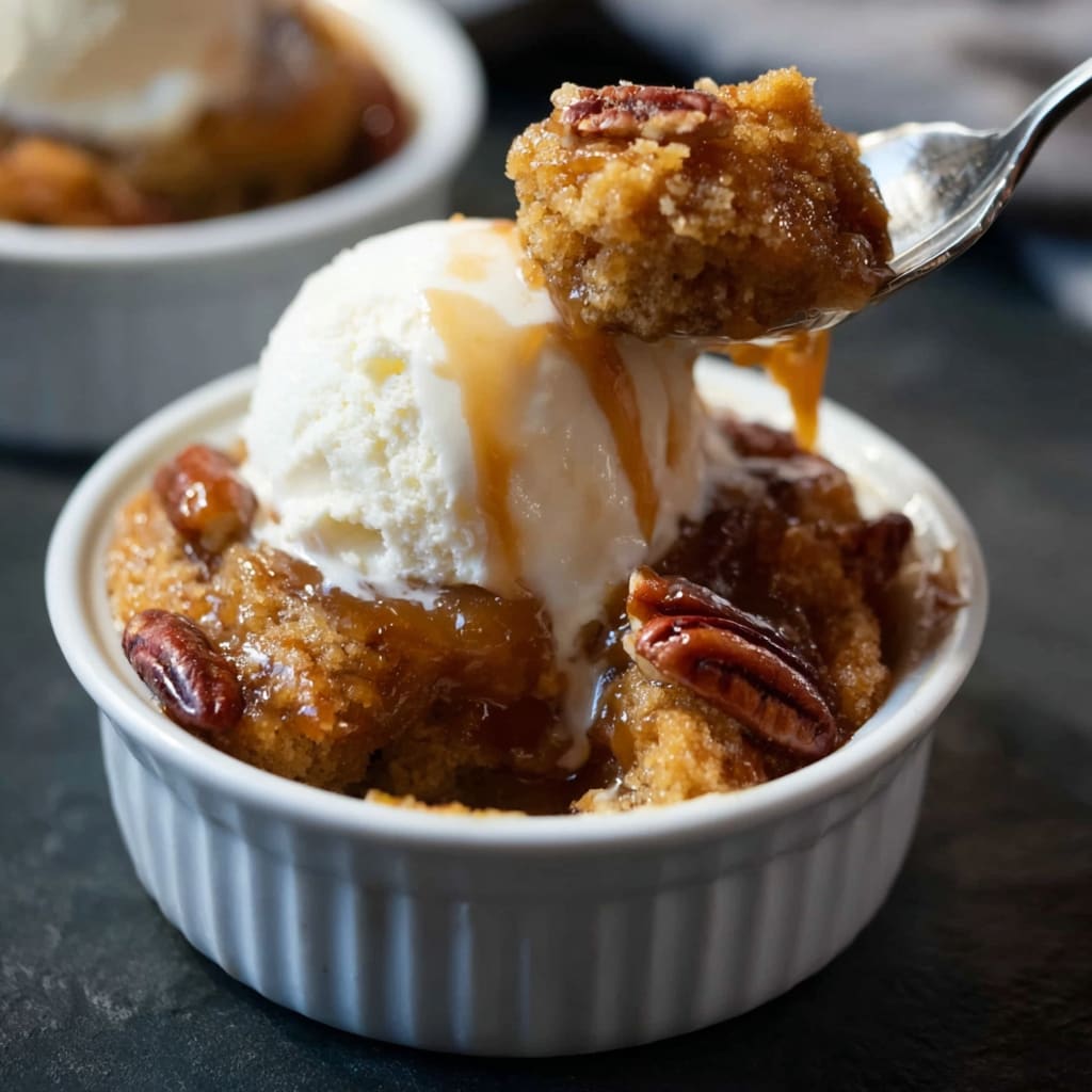 Pumpkin Pecan Cobbler