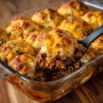 Sloppy Joe Biscuit Casserole