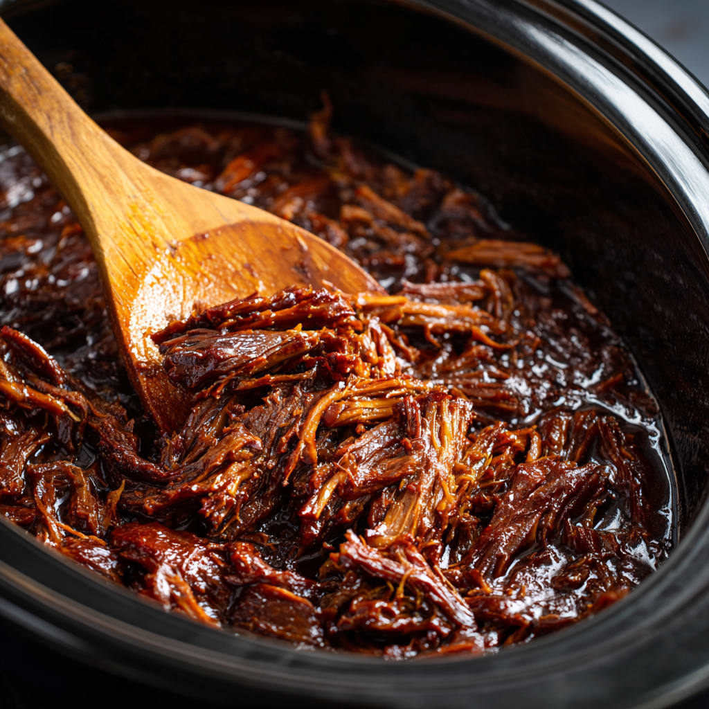 Slow Cooker BBQ Beef Brisket