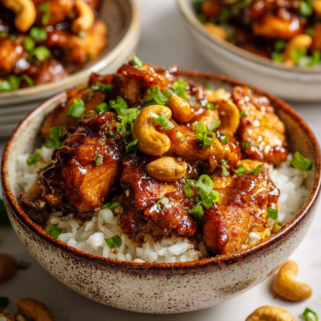 Slow Cooker Cashew Chicken