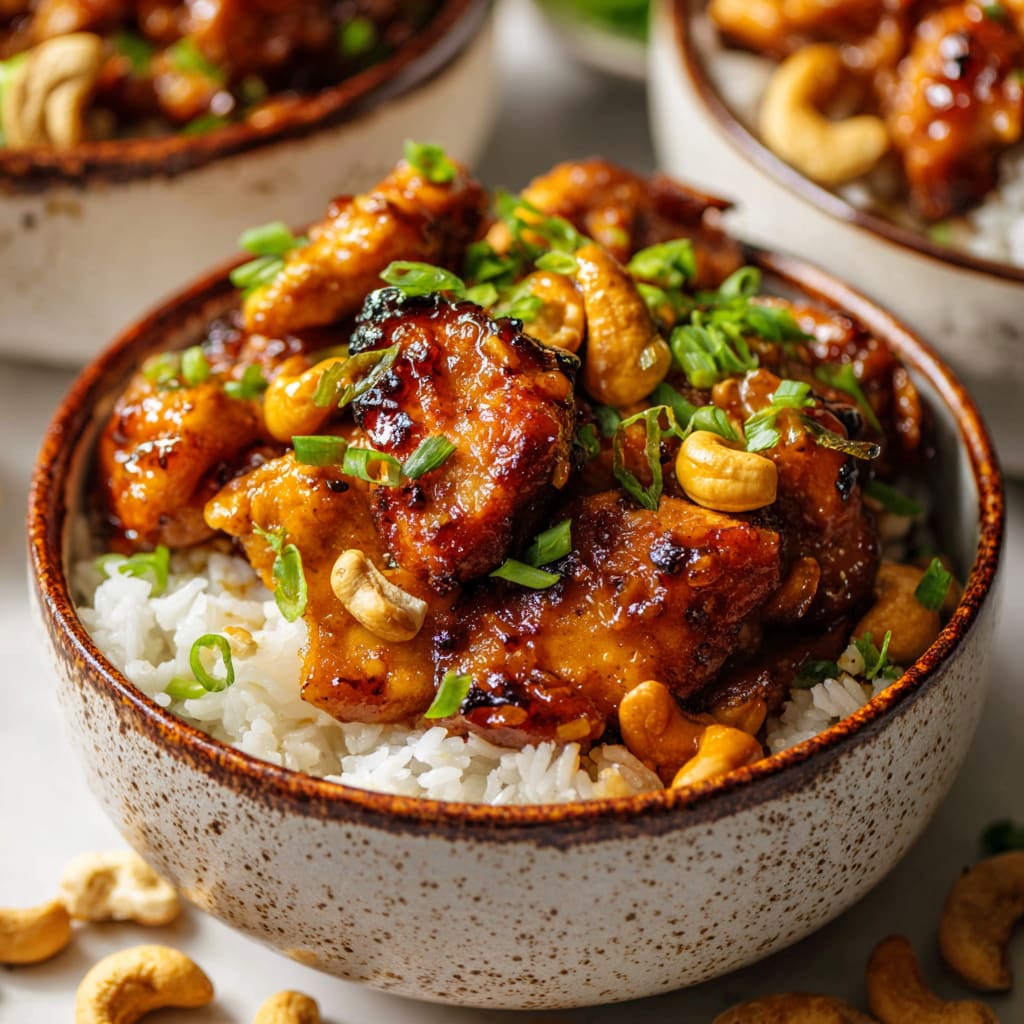 Slow Cooker Cashew Chicken
