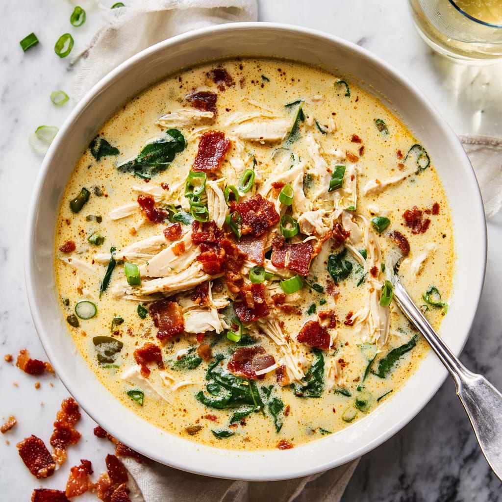 Slow Cooker Creamy Crack Chicken Soup