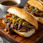 Slow Cooker Italian Beef Sandwiches