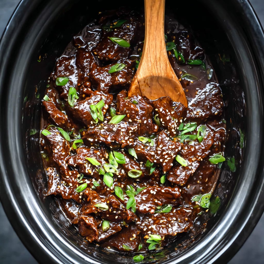 Slow Cooker Mongolian Beef
