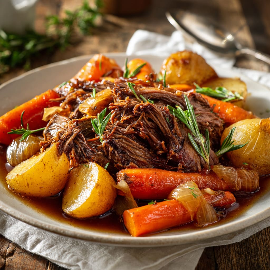Slow Cooker Pot Roast Recipe