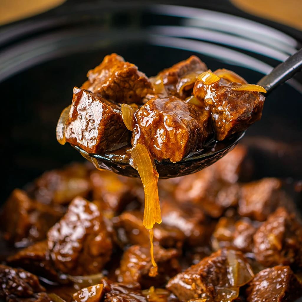 Slow Cooker Steak Bites