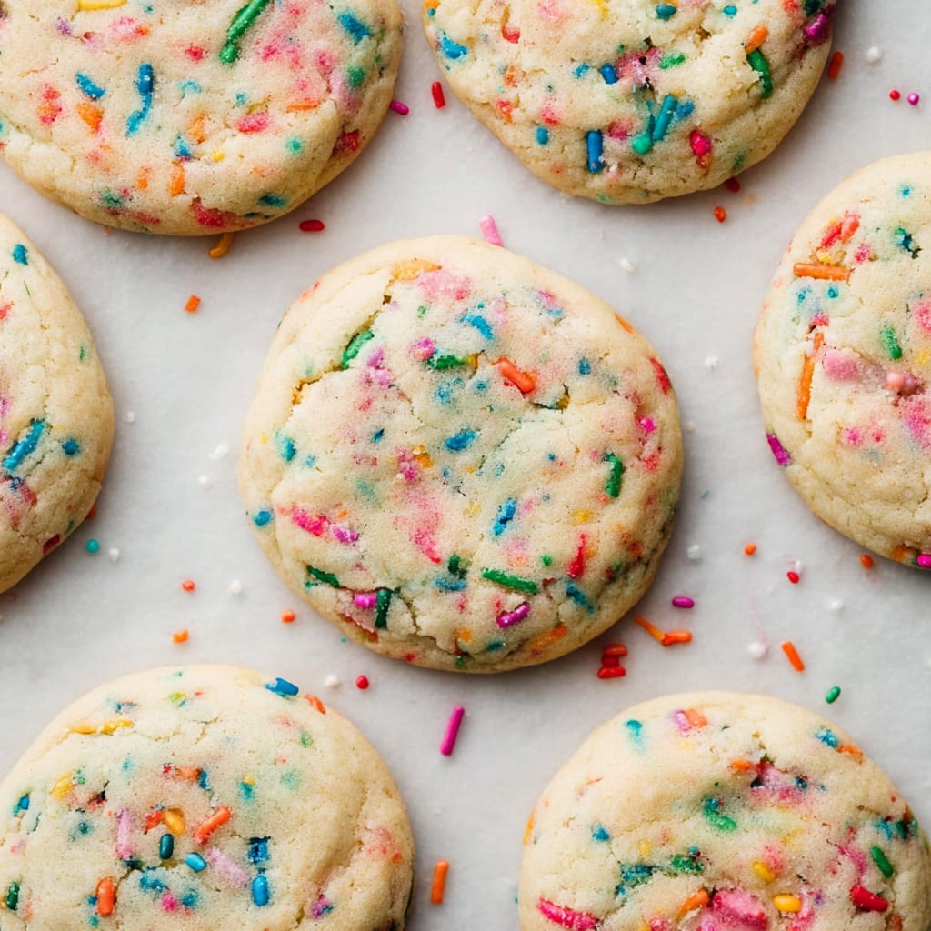 Soft Funfetti Cookies
