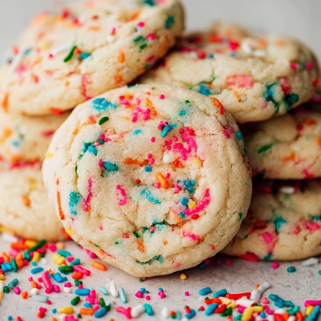 Soft Funfetti Cookies