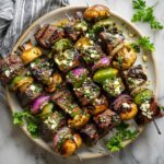 Steak Kabobs with Garlic Butter