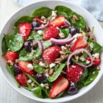 Strawberry Spinach Salad with Feta