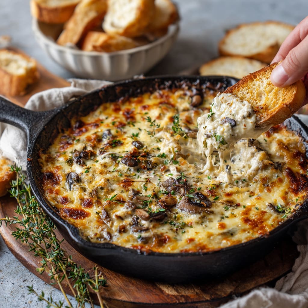 Stuffed Mushroom Dip