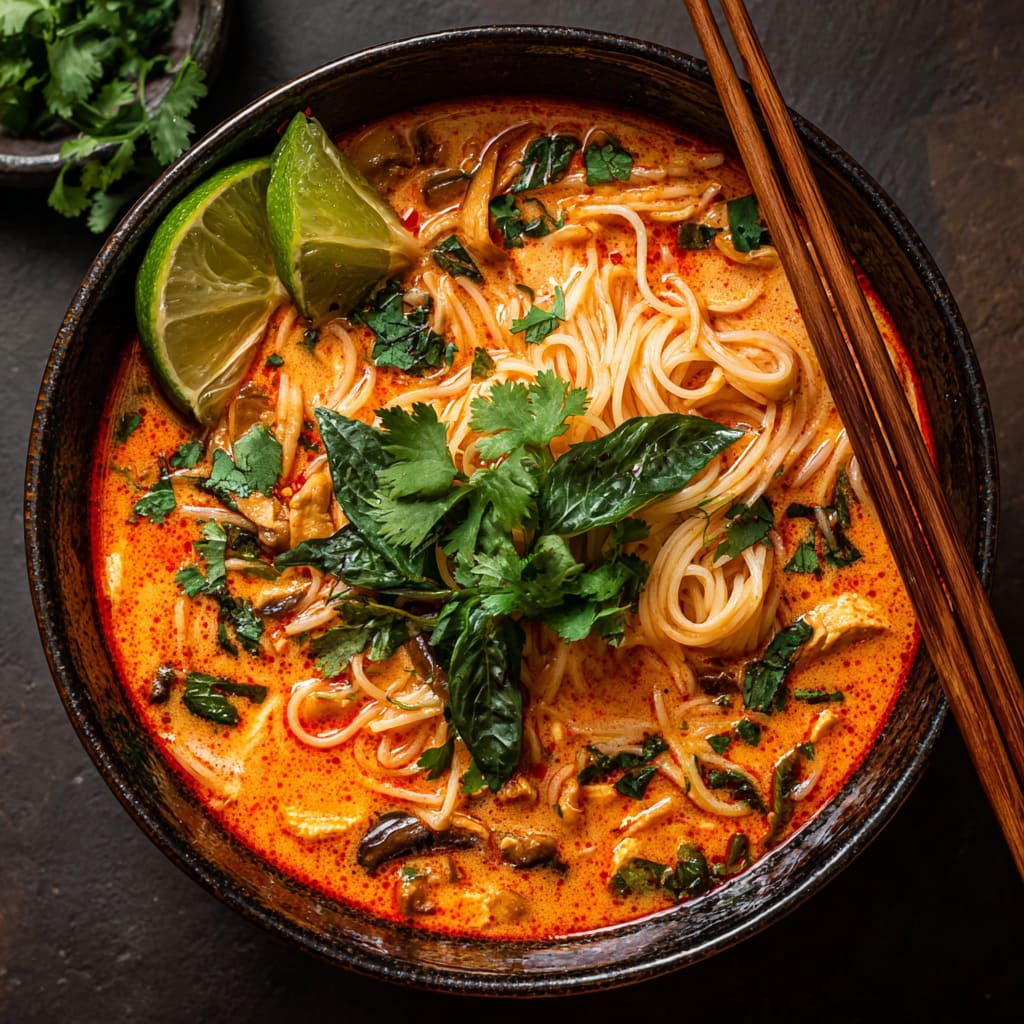 Thai Red Curry Noodle Soup