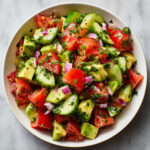 Tomato Cucumber & Avocado Salad