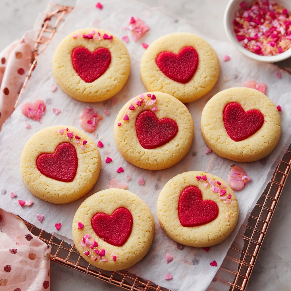 Valentines Day Slice and Bake Cookies