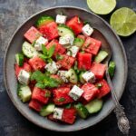 Watermelon Cucumber Salad