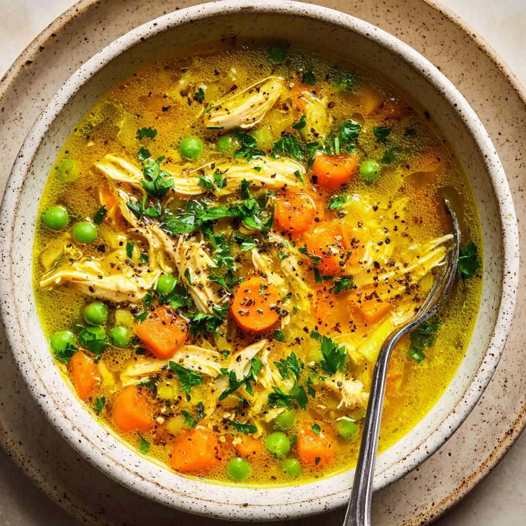 Anti Inflammatory Turmeric Chicken Soup