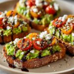 Avocado Toast with Feta and Cherry Tomatoes