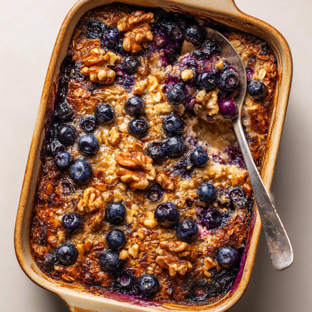Blueberry Baked Oatmeal