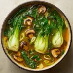 Bok Choy Soup With Garlic And Ginger