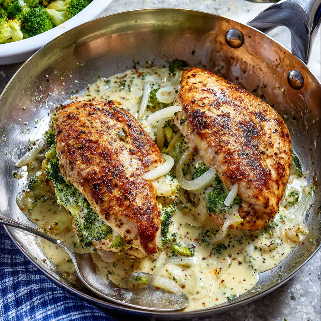 Broccoli Stuffed Chicken Breast