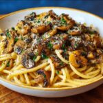 Brown Butter Mushroom Pasta
