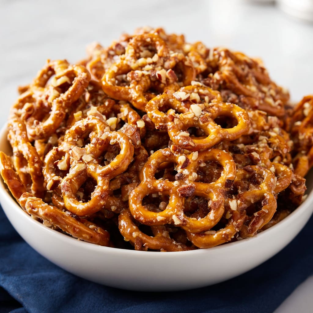 Butter Toffee Pretzels