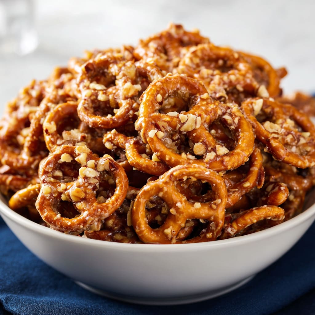 Butter Toffee Pretzels