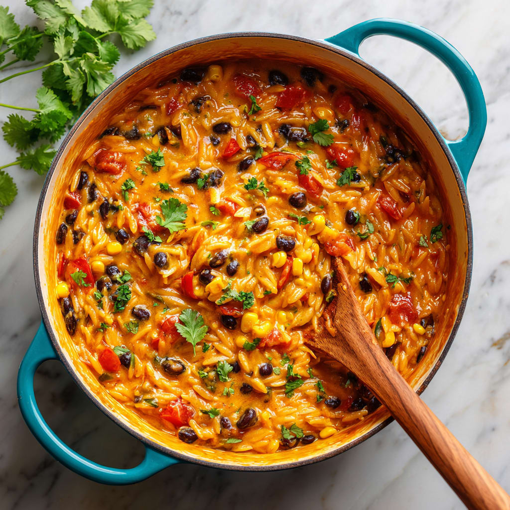 Cheesy Enchilada Orzo
