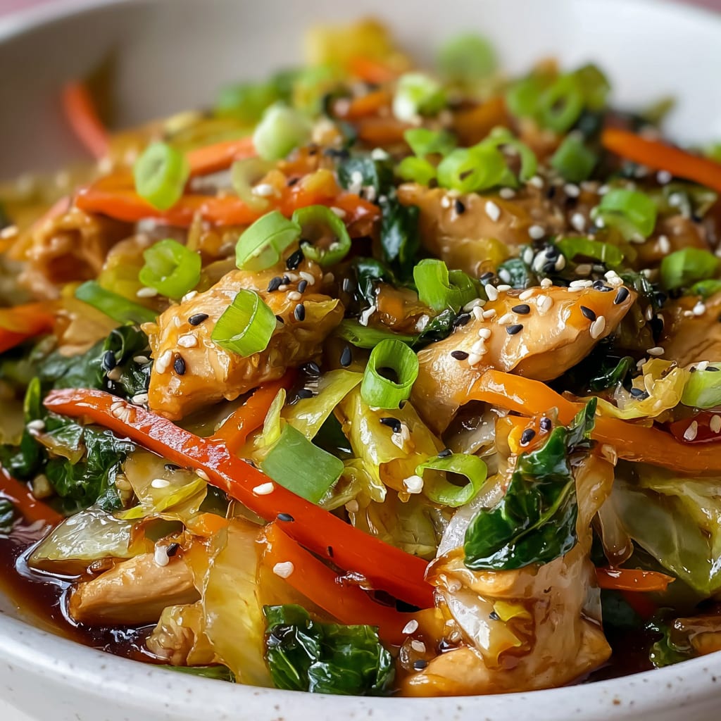 Chicken Cabbage Stir-Fry Recipe
