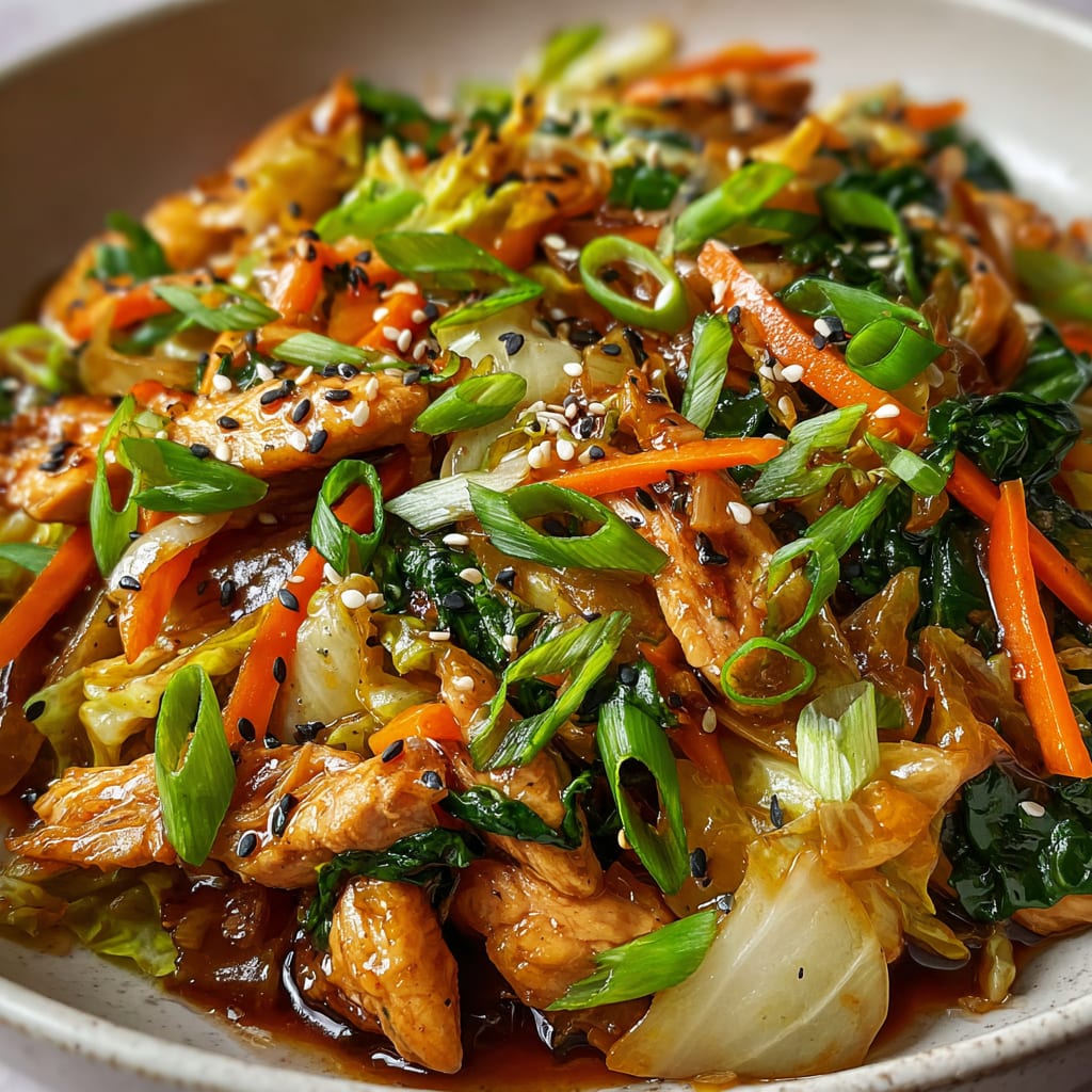 Chicken Cabbage Stir-Fry Recipe