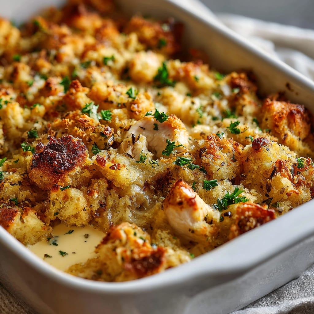 Chicken & Stuffing Bake Recipe