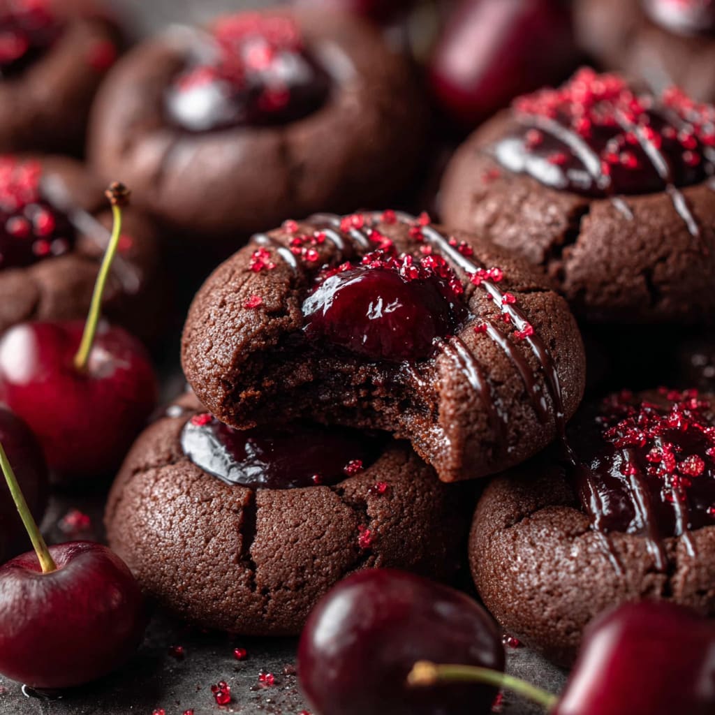 Chocolate Cherry Cookies