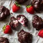 Chocolate Covered Strawberry Yogurt Clusters