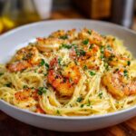 Creamy Angel Hair Pasta with Shrimp