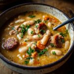 Creamy Bean Soup with Sausage