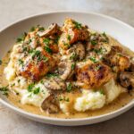 Creamy Chicken Stroganoff