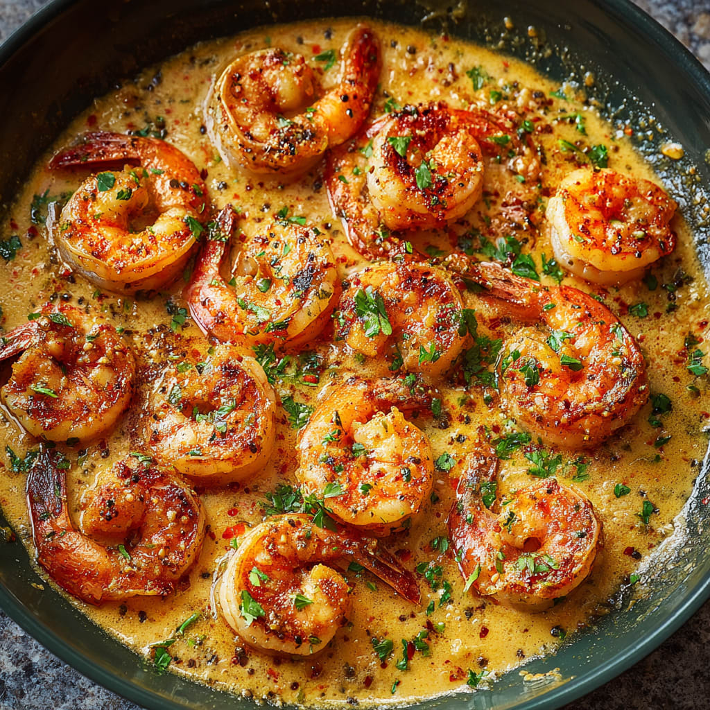 Creamy Garlic Shrimp
