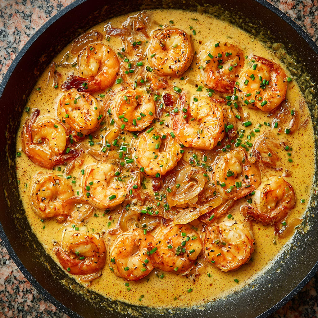 Creamy Garlic Shrimp