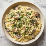 Creamy Mushroom Orzo