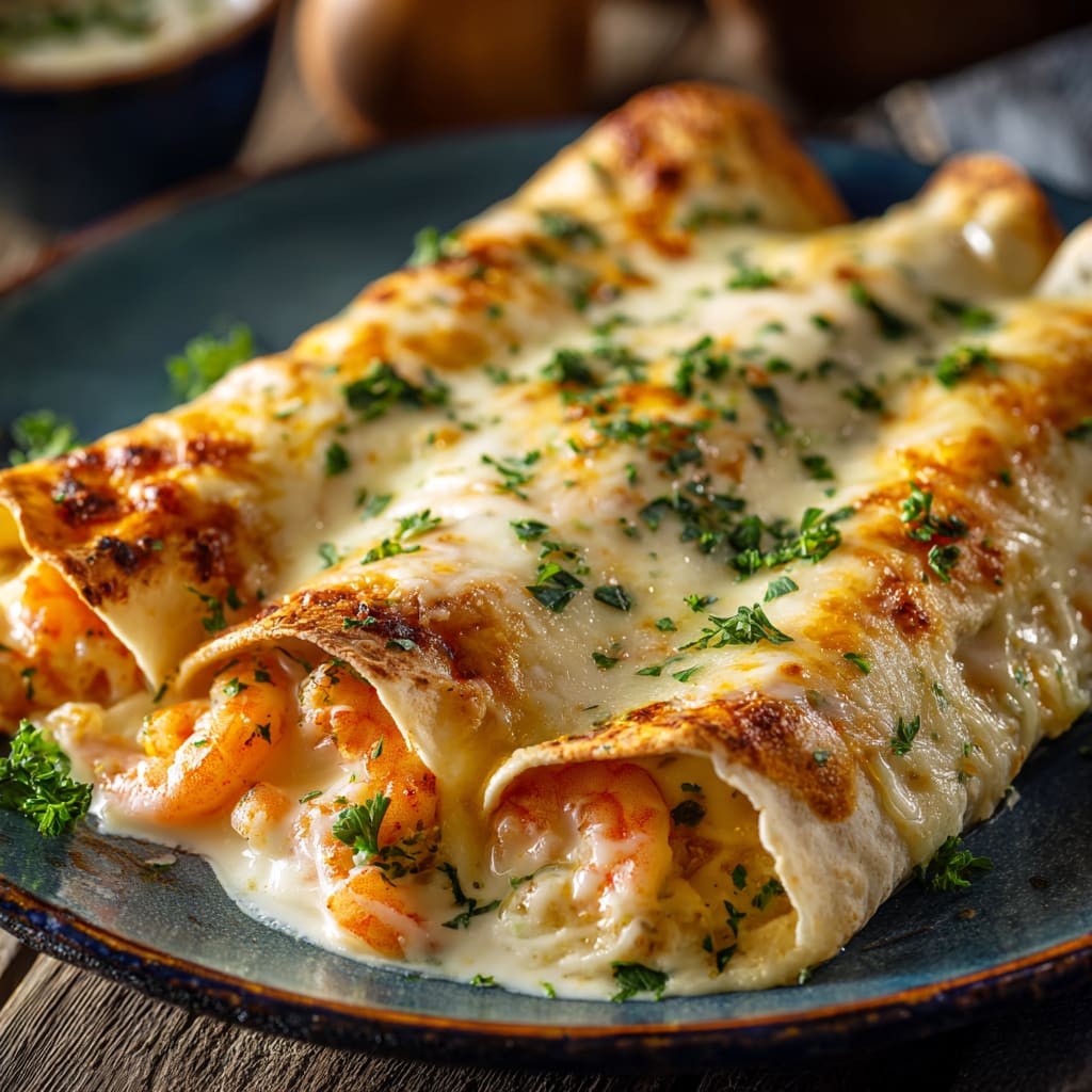 Creamy Shrimp Enchiladas Recipe