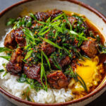 Crispy Cumin Lamb with Brothy Rice