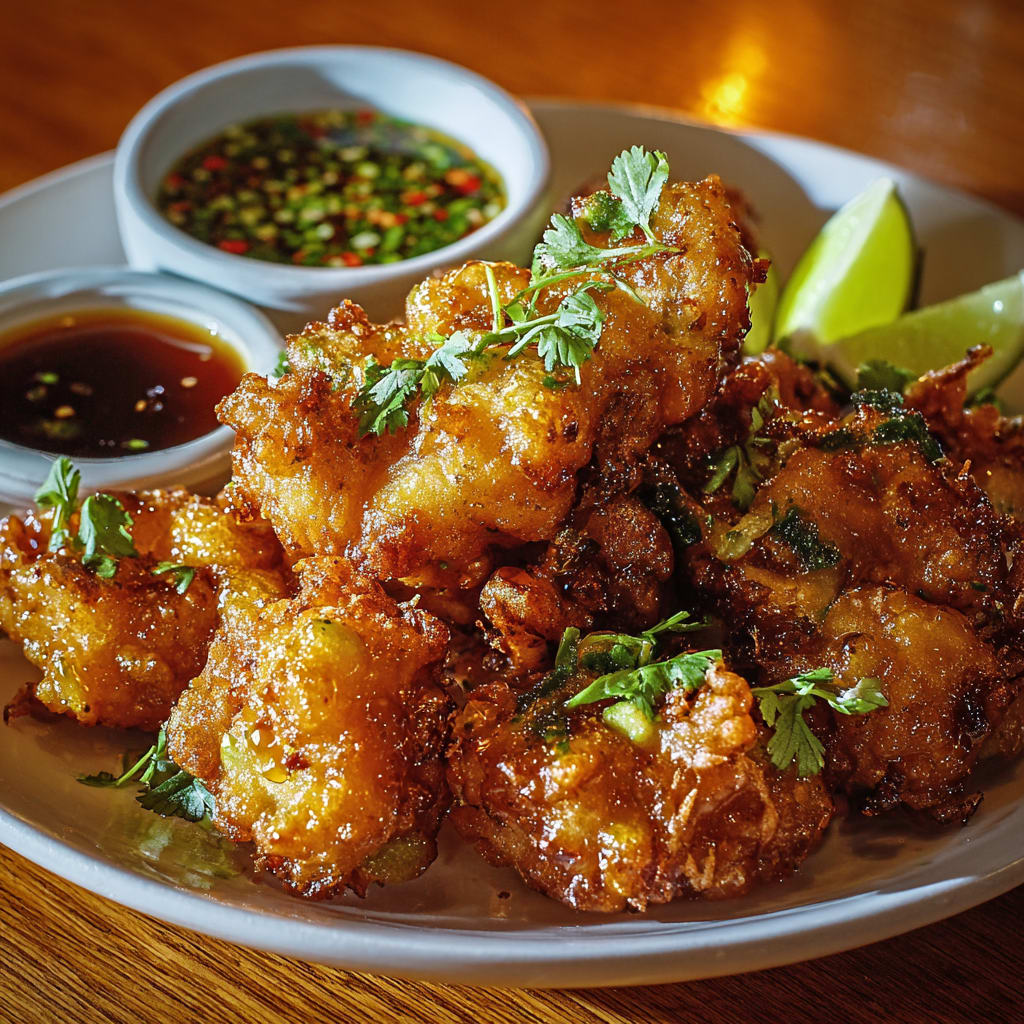 Crispy Vietnamese Shrimp Fritters