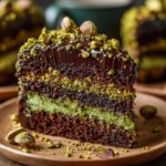 Dubai Chocolate Pistachio Cake