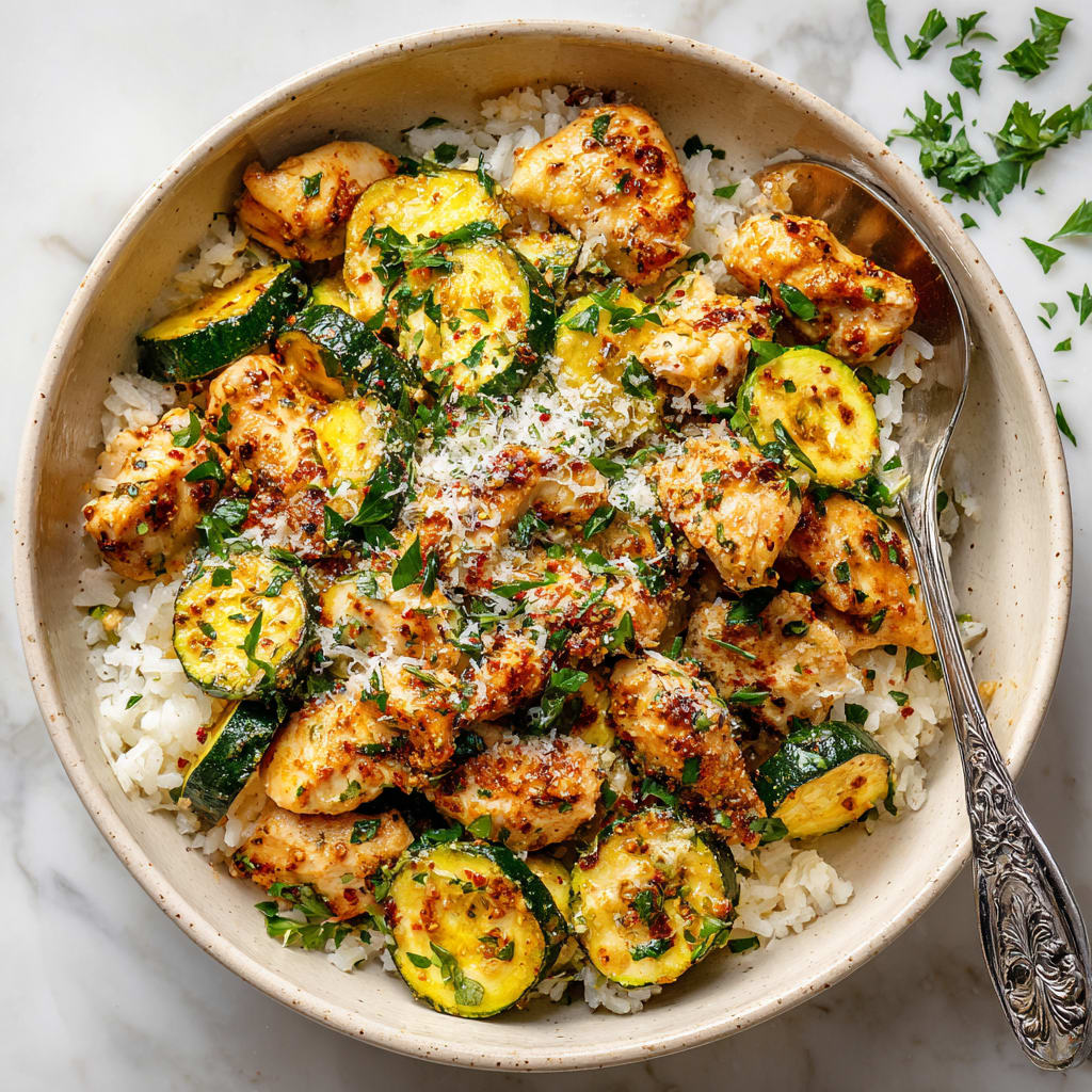 Easy Baked Chicken and Zucchini Recipe
