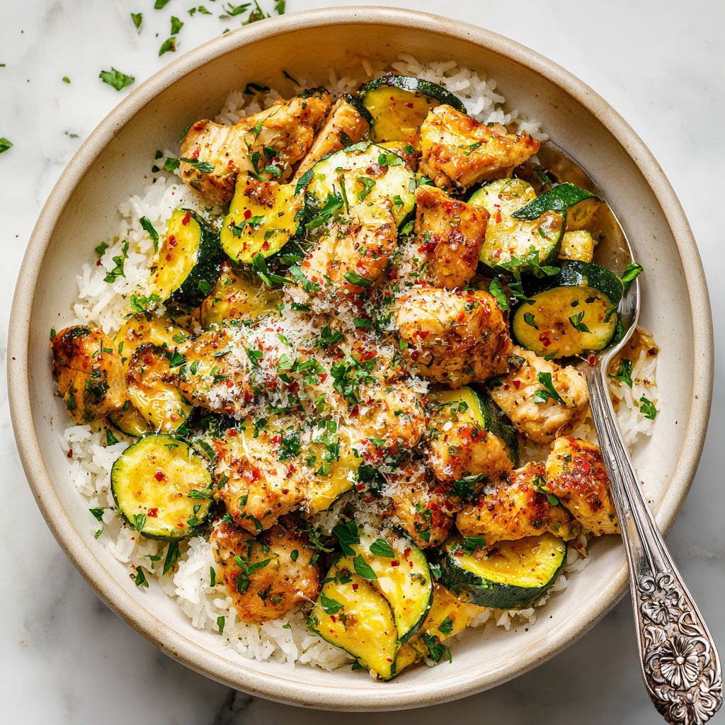 Easy Baked Chicken and Zucchini Recipe