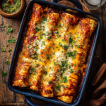 Easy Bean and Cheese Enchiladas